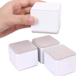 Sängar>5 cm möbelhissar, 6 cm sänghissar, kan lyfta 5 cm för soffa, säng och garderob, vit fyrkant