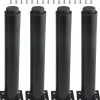 Småbord>(25-42 cm, svart) Set med 4 robusta justerbara möbelben i metall-FF-