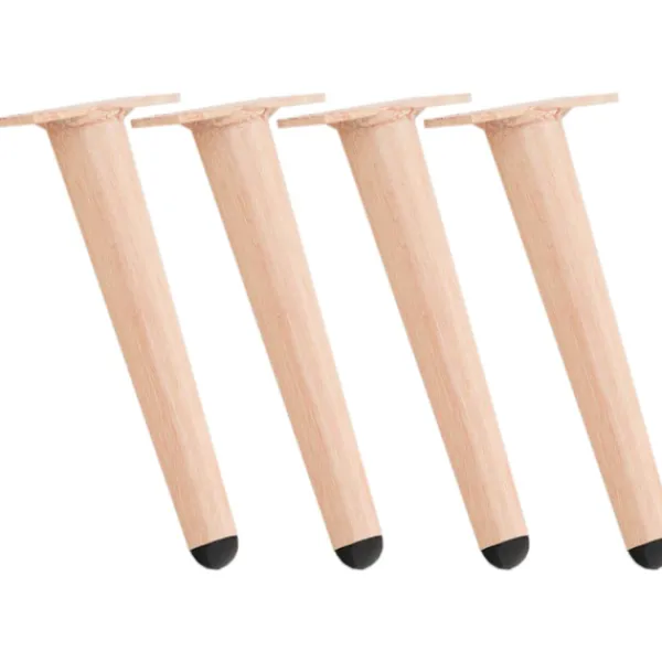 BellaFurn Balkongmöbler>4 -deluppsättning möbler ben - bordsben - rostfritt och väderresistent aluminium