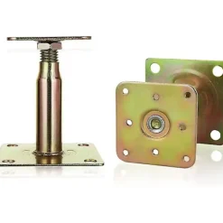 Balkongmöbler>1 Förpackning Galvaniserade Höjda Stolpskonsoler Justerbara 130-180mm, Tunga Takstöd för Bygg