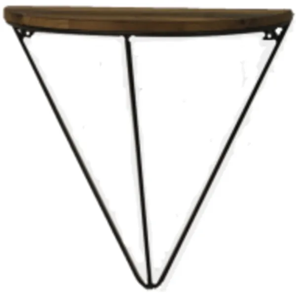 Tusent Småbord>069 Idre litet väggbord återvunnet trä