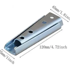 Sängar>2 par 12 cm sänggavel väggfästen, sammanlänkande hängare möbelanslutning, sektionssoffa anslutning i metall för soffa, säng P20250110340