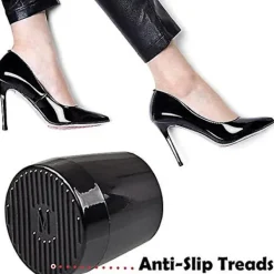 Stolar>16 par skyddande klackar, Starvast gummihälstack klackersättning, svart och vit