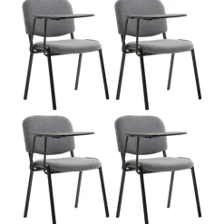 BellaFurn Kontorsmöbler>4 -Part Conference Chair - mötesstolar - inklusive vikbord | Färg: Grönt