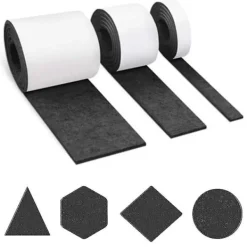 Stolar>3 rullar möbeltassar i filt, kraftiga filtremsor med självhäftande baksida, självhäftande filtband för att skydda golv