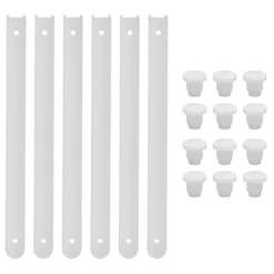 Hyllor>3 Set Vit Låda Rullskivor Låda Glider Tangentbord Brickor Glider Byrå Låda Glider Låda Glid Spår