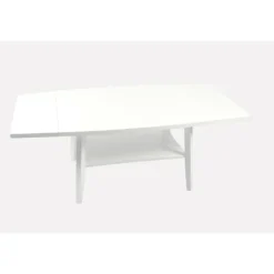 Tusent Soffbord>950 Soffbord med 2 klaffar Vit perfekt