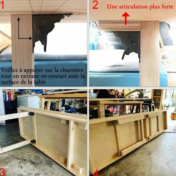 Kontorsmöbler>2 st 90 graders självlåsande fällbara gångjärn, fällbara konsoler, arbetsbänk fällbara stålhyllkonsoler