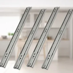 Kontorsmöbler>4 st 300 mm lådskenor Full Extension Slide Heavy Duty Slide Teleskopisk Slide Kullagerskena 45 mm