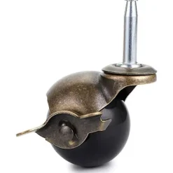 Kontorsmöbler>8 st 40 mm spindelhjul, möbelhjul med broms, nylon för kontorsstol, soffa säng, soffa, lastkapacitet 25 kg per hjul