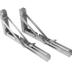 Balkongmöbler>2 st 10 tums hopfällbart bordsfäste Triangel Rostfritt stål Väggmonterat hyllstöd