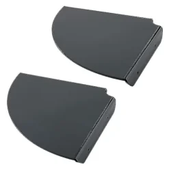 Hyllor>2 st Akrylhörnhylla Flytande Väggförvaringsdisplayhållare, svart