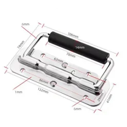 Kistor & Koffertar>2 st Bagagehandtag, 120 mm Kassa Handtag Vikbara Korg Handtag Säkerhetslåda Handtag Fjäderbelastade Vikbara Handtag med Handtag för Verktygslåda Ersättningslåda | Fyndiq