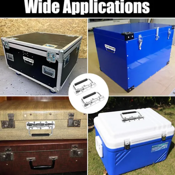 Kistor & Koffertar>2 st Bagagehandtag, 120 mm Kassa Handtag Vikbara Korg Handtag Säkerhetslåda Handtag Fjäderbelastade Vikbara Handtag med Handtag för Verktygslåda Ersättningslåda | Fyndiq