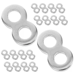 Matbord>25 st Bordsfästen 8 Figur Fästen Rostfritt Stål Bordskivans Kopplingar (FMY) 1.00X0.50X0.30CM