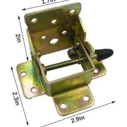 Balkongmöbler>4 st Fällbara Beslag med Lås Järn Fällbara Bordben Bordben Fällbara Fötter och Möbelgångjärn för Fällbara Ben Verkstadsbord Utbyggbart Skrivbord