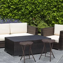 B2X Pallar>2 st. Fällbara pallar i rotting