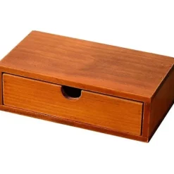 Hyllor>1 st Flytande Hylla Med Låda Rustik Träväggshylla Bondgårdsdekor Modernt Sängbord För Förvaring Och Visning Multipurpose