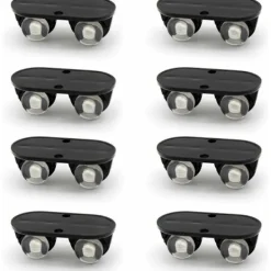 Kontorsmöbler>8 st förvaringslådepulley, små möbelhjul, plast självhäftande självhäftande pulley kan användas