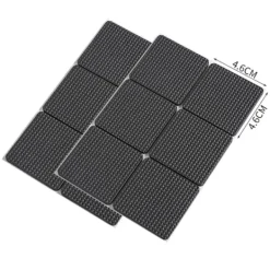 Stolar>24 st halkfria gummifötter, självhäftande möbelskydd, svart, 4,6 cm