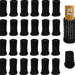 Stolar>24 st Heilwiy stolskydd med filt dynor, elastiska stickade