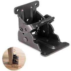 Matbord>1/4 st Hopfällbart Fäste 0-90 Grader Självlåsande Ben Gångjärn Bordsförlängningsfästen 1PC