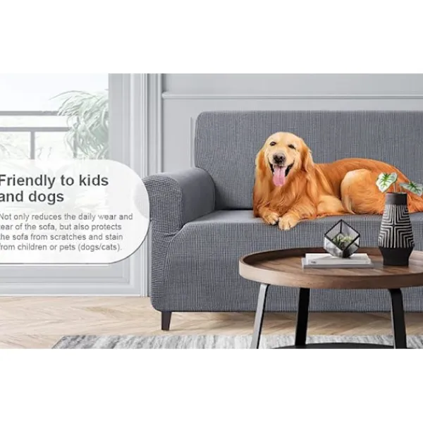 Soffor>1 st Jacquard Stretch Cover Stretch Cover Soffa C