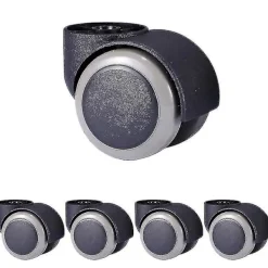 Kontorsmöbler>5 st kontorsstols hjul inbäddade typ hjul 2 tum 250 kg tunga