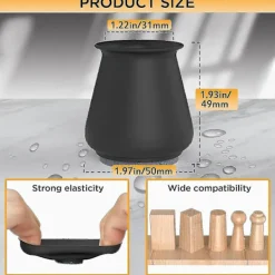 Stolar>16 st möbelbensskydd i silikon, golvskydd för att skydda golv, möbeltassar i filt, halkfria skyddsunderlägg