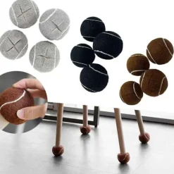 FMYSJ Stolar>4 st Möbelbensskydd Tennisbollsform Korsöppning Tillbehör Halkskydd Golvskydd för Kontor Soffa Matsal (FMY)