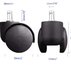 Kontorsmöbler>5 st Möbelhjul Byte av hjul Hjul