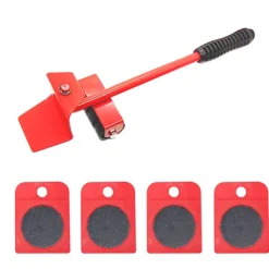 unbranded Pallar>5 st möbellyftare flyttare universell hjul dolly 300 kg lager för soffa bordsskåp