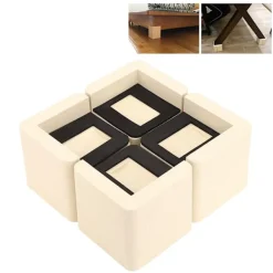 Stolar>4 st multifunktionella halkfria sänghöjare möbellyftar skydd för skrivbordsben soffans fotplatta