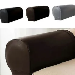 Stolar>2 st PU Läder Soffarmstödsskydd Stretch Vattentätt För Soffstol