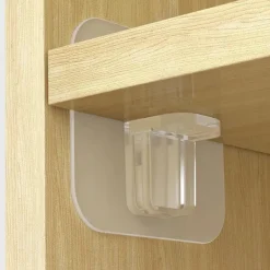 Hyllor>25 st självhäftande hyllstöd, hyllstöd, självhäftande hyllstöd, klädskåp, hyllstöd, väggkrokar, starka konsoler