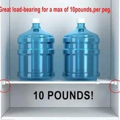 Hyllor>25 st självhäftande hyllstöd, hyllstöd, självhäftande hyllstöd, klädskåp, hyllstöd, väggkrokar, starka konsoler