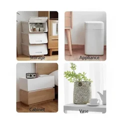 Balkongmöbler>8 st självhäftande kullager universalhjul 4 kulor rostfritt stål rullbas för möbler sängbord T