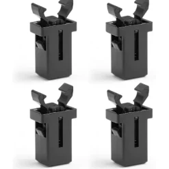 Stolar>4 st slitstarka behållarlockspännen, kompatibel med Brabantia soptunnor, vattentät touch top lock, flexibel behållarlockspänne, lämplig