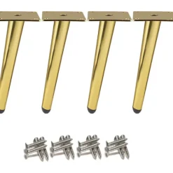 Blue dream Soffbord>4 st sneda bordsben 15 cm metallskåpsben, konformade möbelben