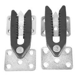 Soffor>2 st Soffa Sektionsmöbel Kopplingsstift Alligator Stil