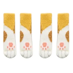 Stolar>16 st Söta Kattfot Stolsbensskydd Möbelskydd för Golv