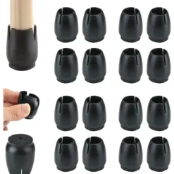 Stolar>32 st Stolsbensskydd, Silikonstolsbensskydd, Stolsbensskydd med filtdynor, Silikonstolsbensskydd-XF17-