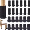 DMstore Stolar>24 st Stolskydd Möbelskydd Halksäkra Elastiska Stolsbensstrumpor, Stickade (FMY)