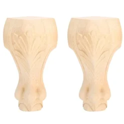 Soffbord>2 st träskurna möbelben ersättning för soffbord stol skåp soffa dekorativa