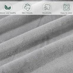 DMstore Soffor>2 st Universal Soffa Armstödsöverdrag Elastiskt Armstödsskydd Enfärgad Armstödsskyddstyg (grå)BY