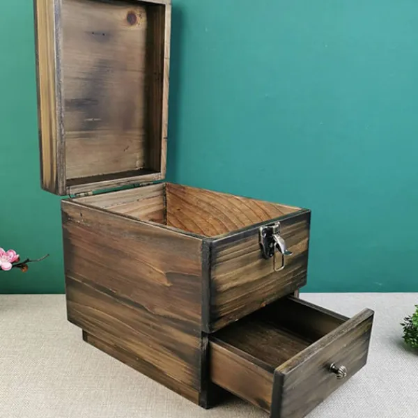 Kistor & Koffertar>/#/12 st Vintage Style Presentförpackning Vintage Lås för Resväska Mini Bron/#/