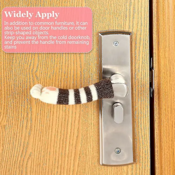 unbranded Stolar>36 stycken (9 set) kattstolsstrumpor kattpåtassar stolsbensstrumpor kattmöbler strumpor stickade möbler strumpor