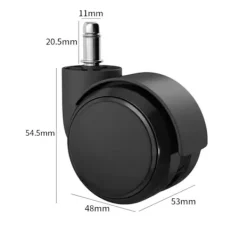 Kontorsmöbler>5 stycken Svängbara Hjul för Möbler Enkel Installation Smidig Rotation Kompatibla med Stolar och Skrivbord Kraftiga Material