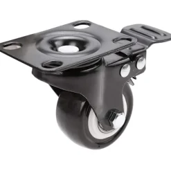 Balkongmöbler>4 svängbara hjul med bromsar 50mm gummihjul Kapacitet 400kg