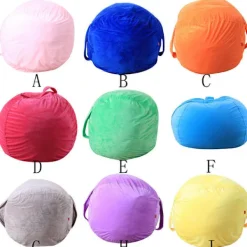 Sittpuffar>16 tum Barn Gosedjur Förvaring Sittsäck Mjuk Påse Tygstol 32in